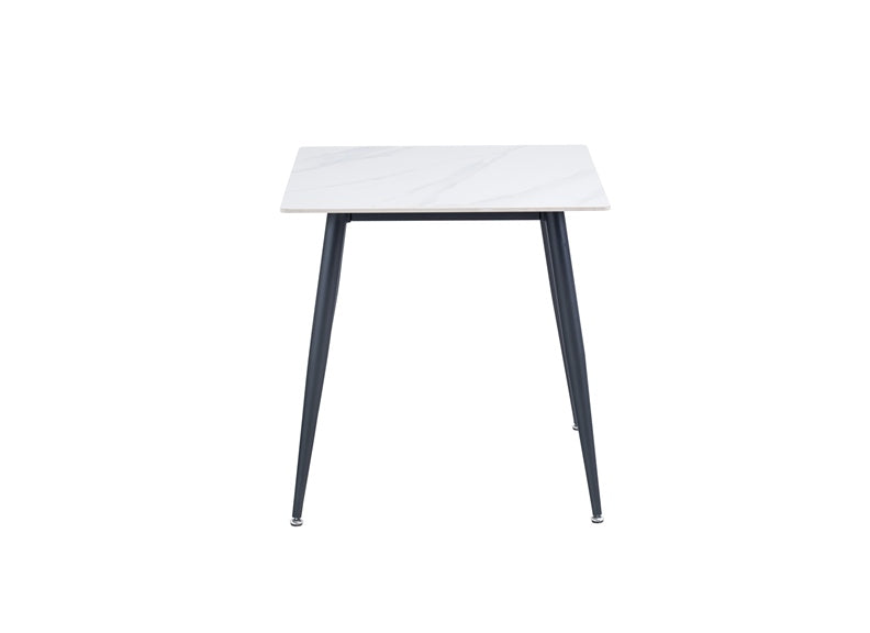 Lavina White Table W/Bella Velvet Chairs