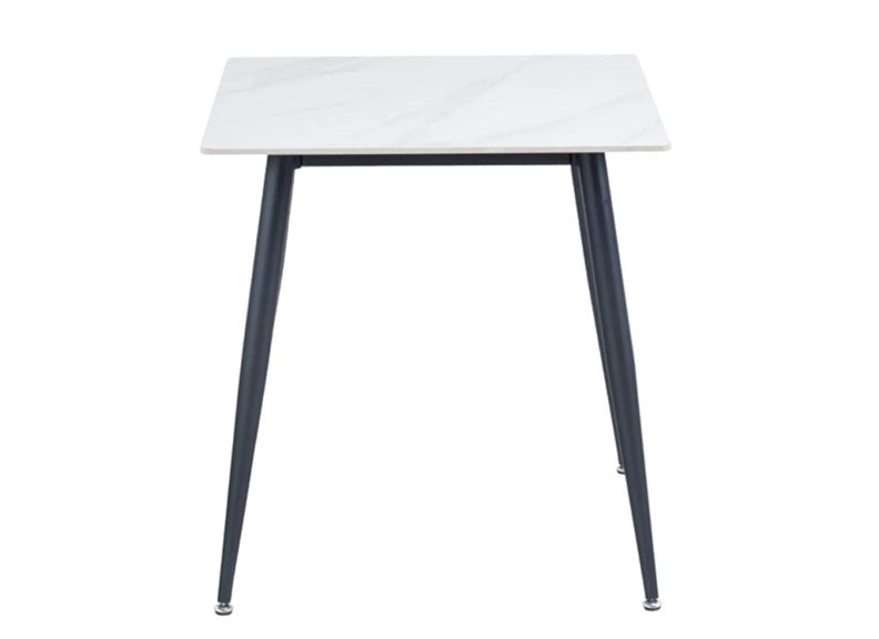 Lavina White Table W/Bella Velvet Chairs