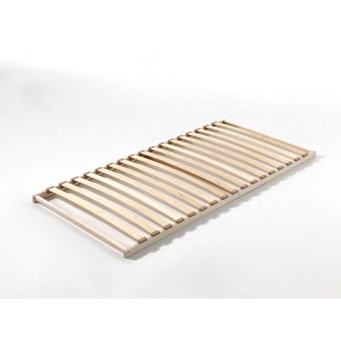SLATTED BED BASE FRAME 17 SLATS 90 X 200 CM