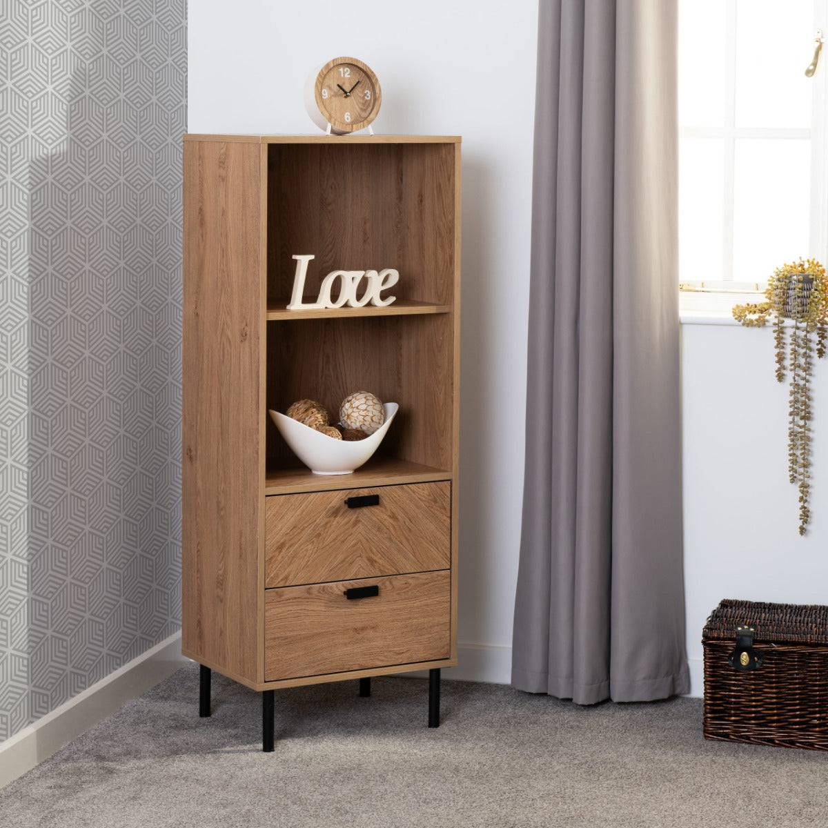 Leon Oak Effect Cabinet