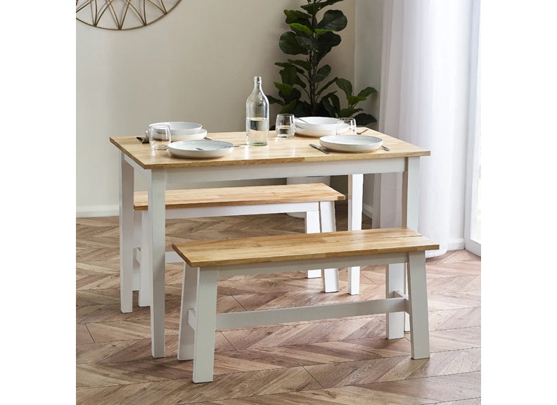 Linwood Table W/Linwood Benches