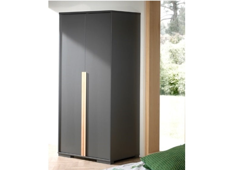 London Anthracite Two Door Wardrobe Room