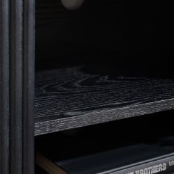 Louis Black Fluted TV Unit: Elevate Your Living Space with Timeless Luxury by Homeline Furniture (Free Nationwide Delivery in 3-5 Weeks)