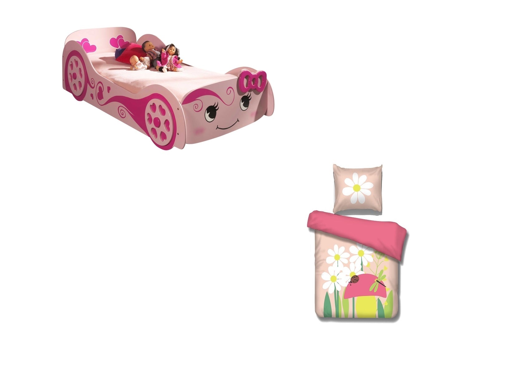 Love Bed W/Optional Spring Bed Set