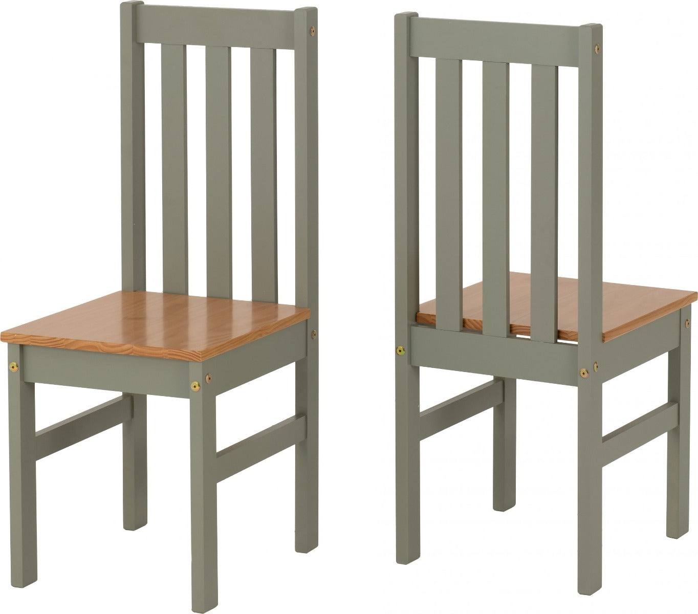 Ludlow Green/Oak Dining Set with 4 Chairs – Stylish & Durable – Free Nationwide Delivery in Ireland