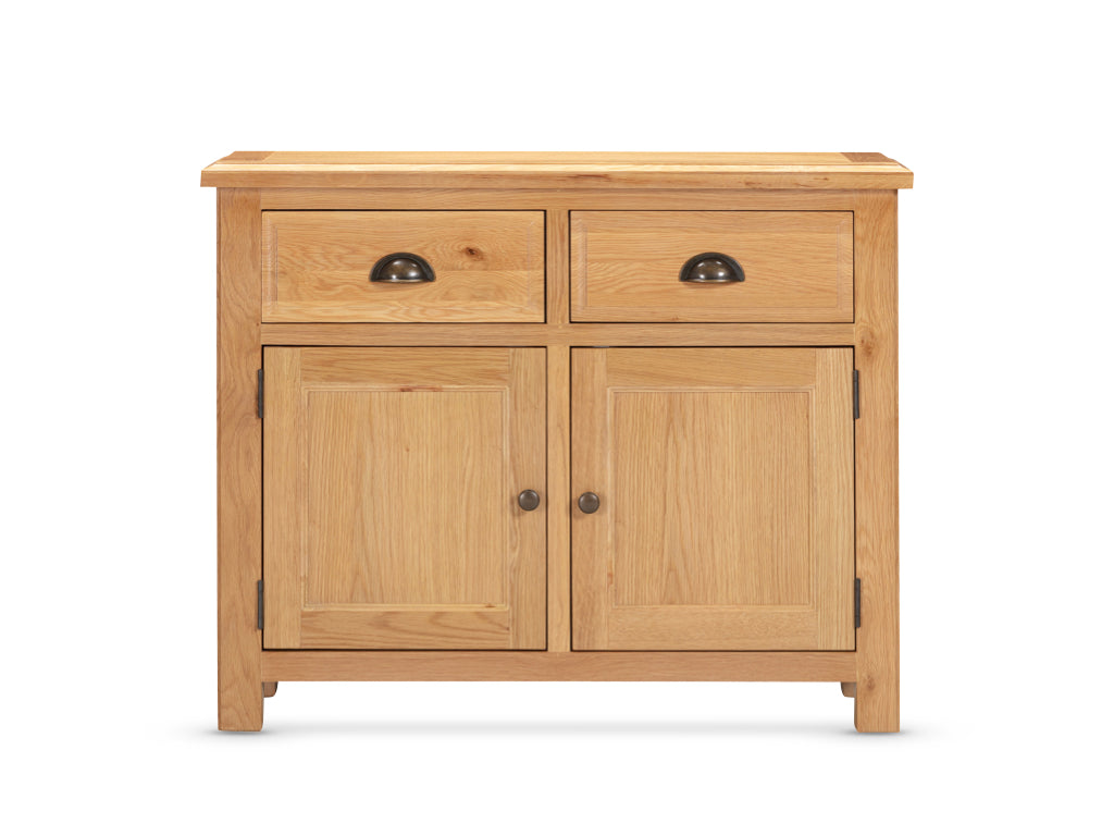Lugano Oak 2-Door Sideboard - Elegant Storage Solution