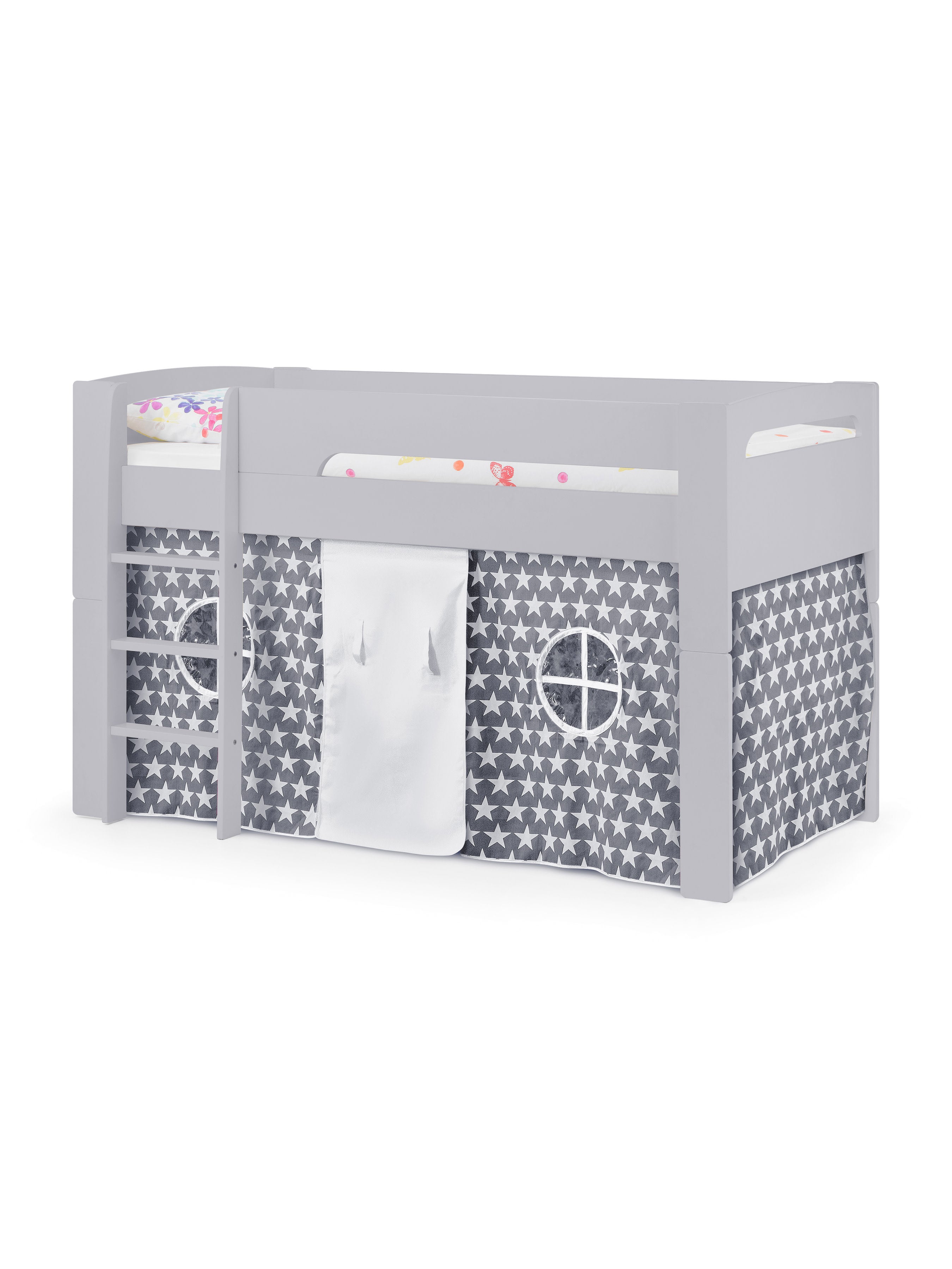 Pluto Grey 90cm Single Midsleeper with Grey Star Pluto Tent