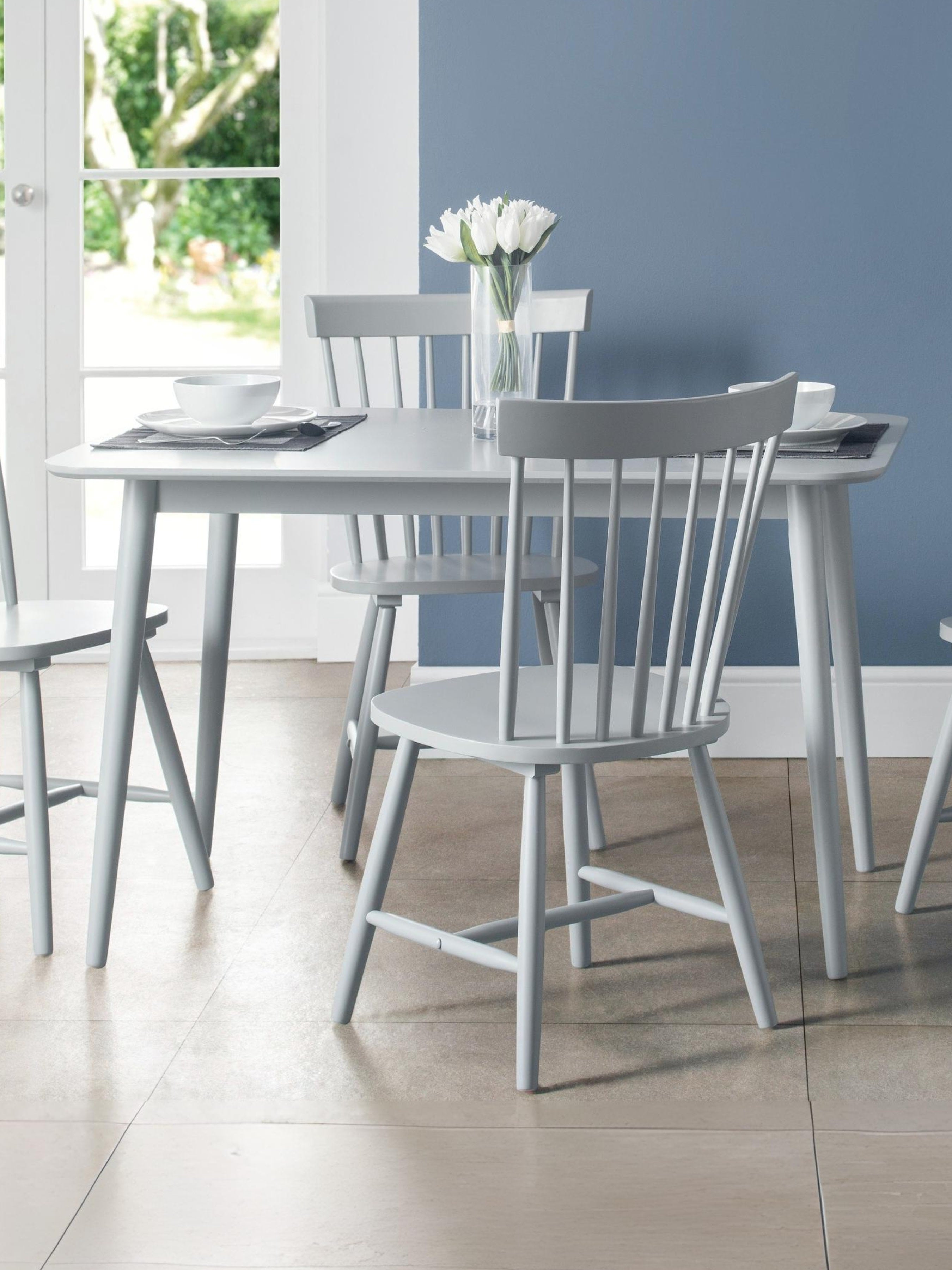 Set Of 4 Torino Grey Chairs