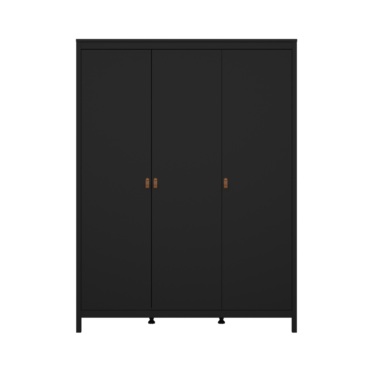 Madrid 3 Door Wardrobe - Black