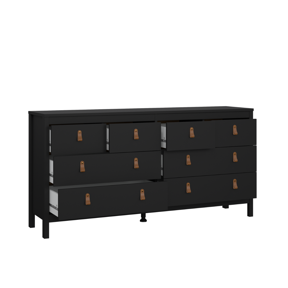 Madrid 4 Over 4 Chest - Black