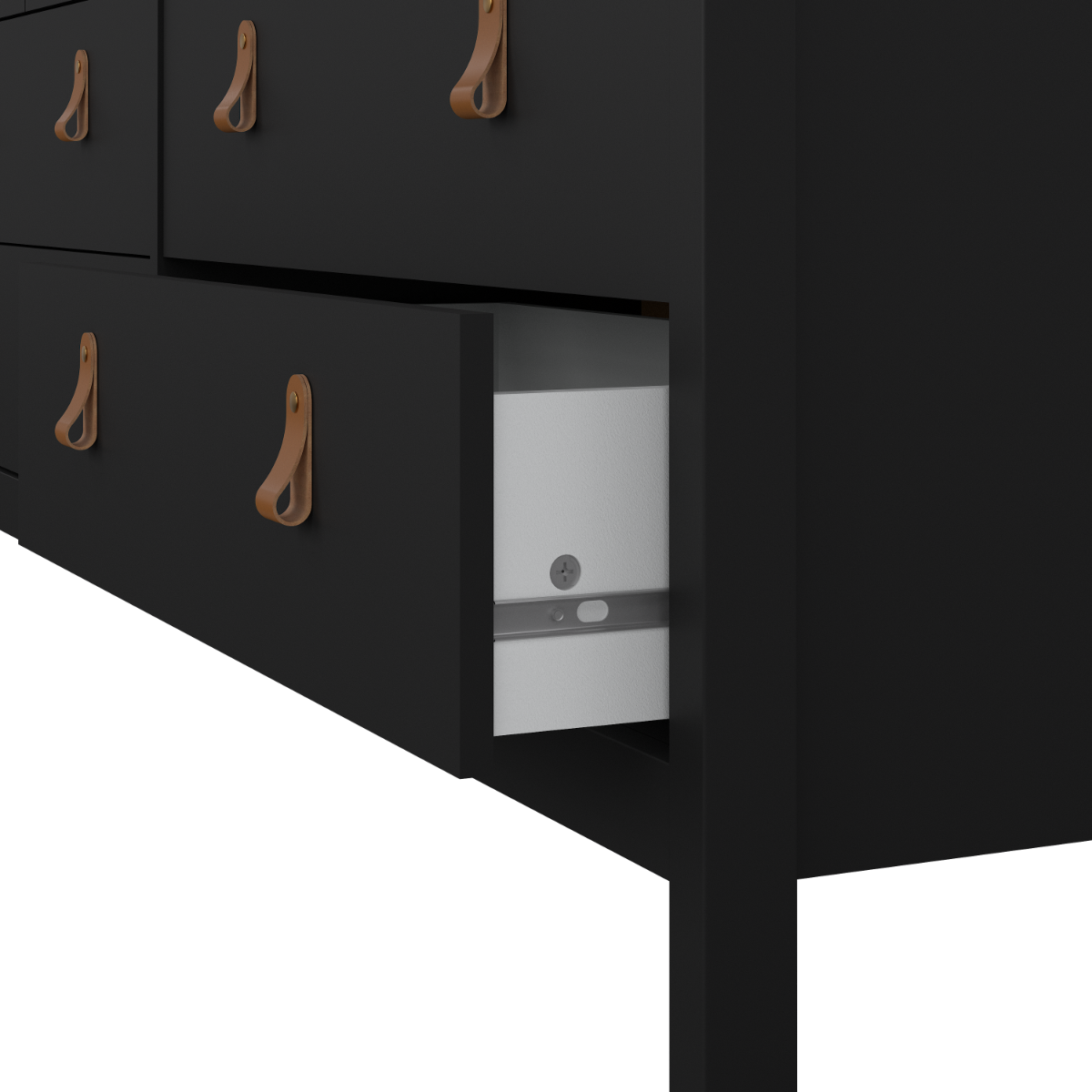 Madrid 4 Over 4 Chest - Black