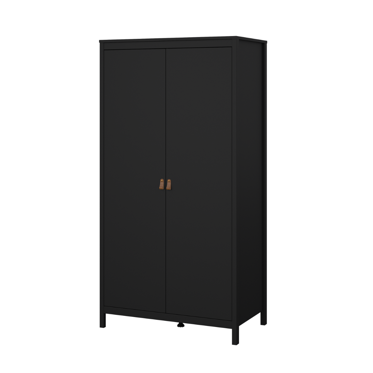 Madrid 2 Door Wardrobe - Black