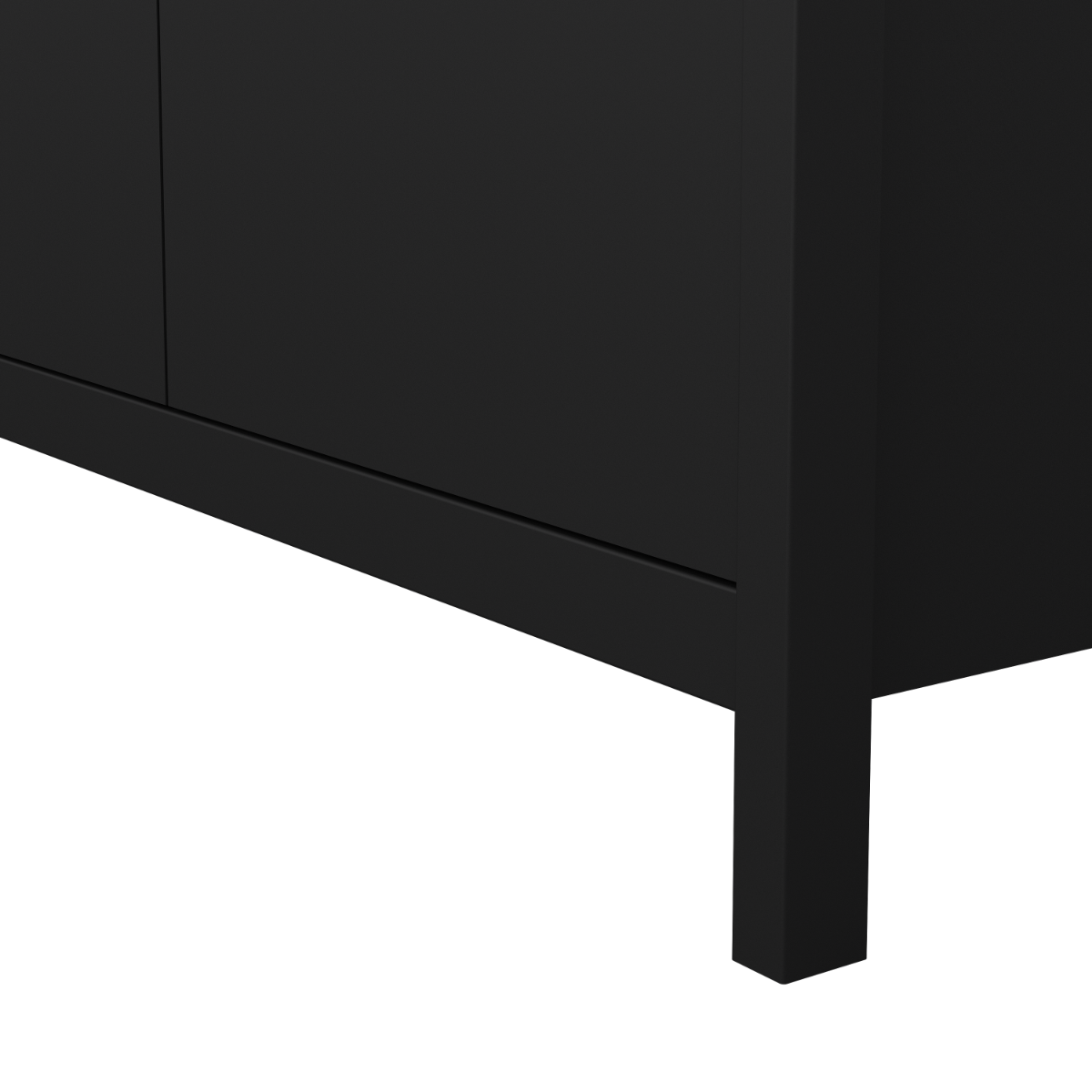Madrid 2 Door Wardrobe - Black