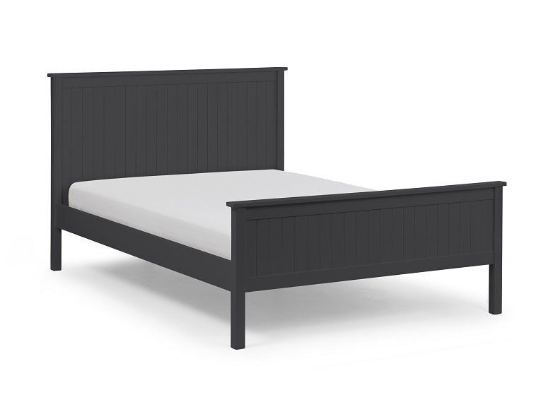 Maine Anthracite Bed Frame
