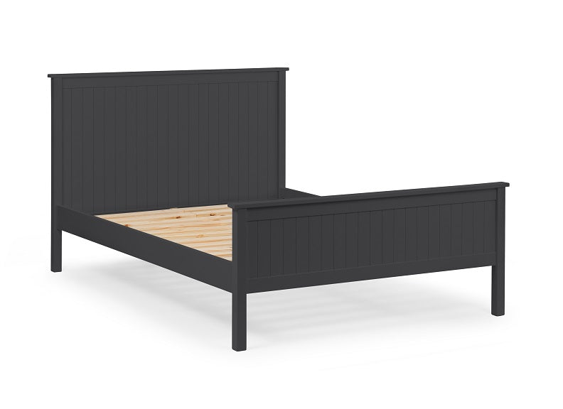 Maine Anthracite Bed Frame