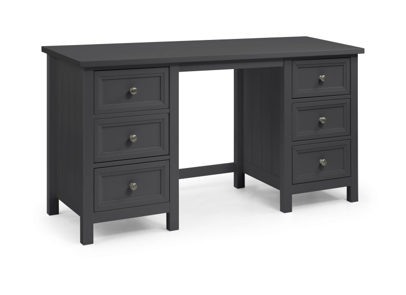 Maine Anthracite Dressing Table W/Optional Extras