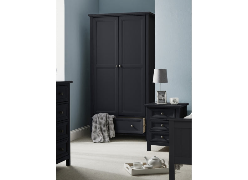 Maine Anthracite Two Door Combi Robe