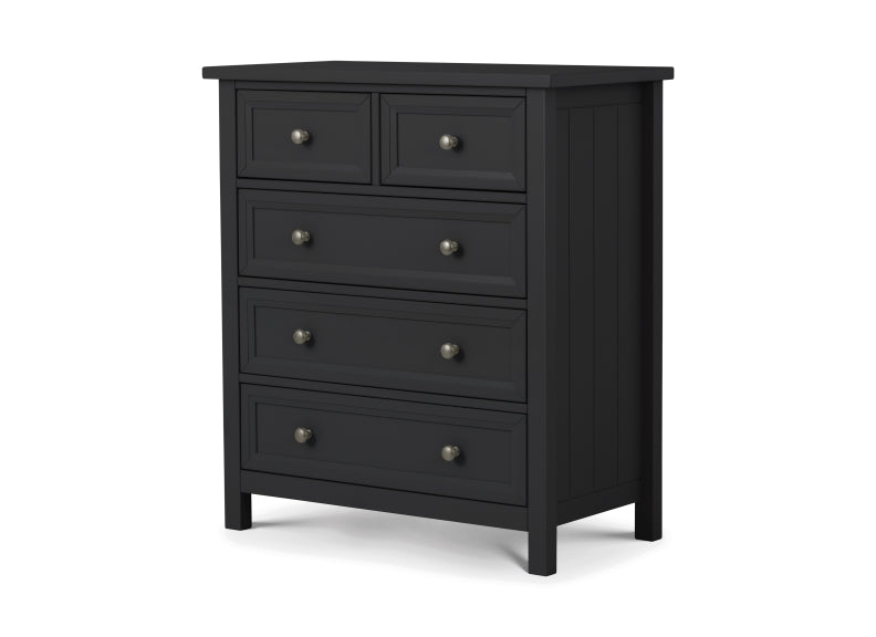 Maine Anthracite 3+2 Drawer Chest