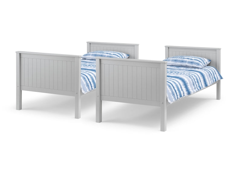 Maine Dove Grey Bunk Bed W/Optional Trundle