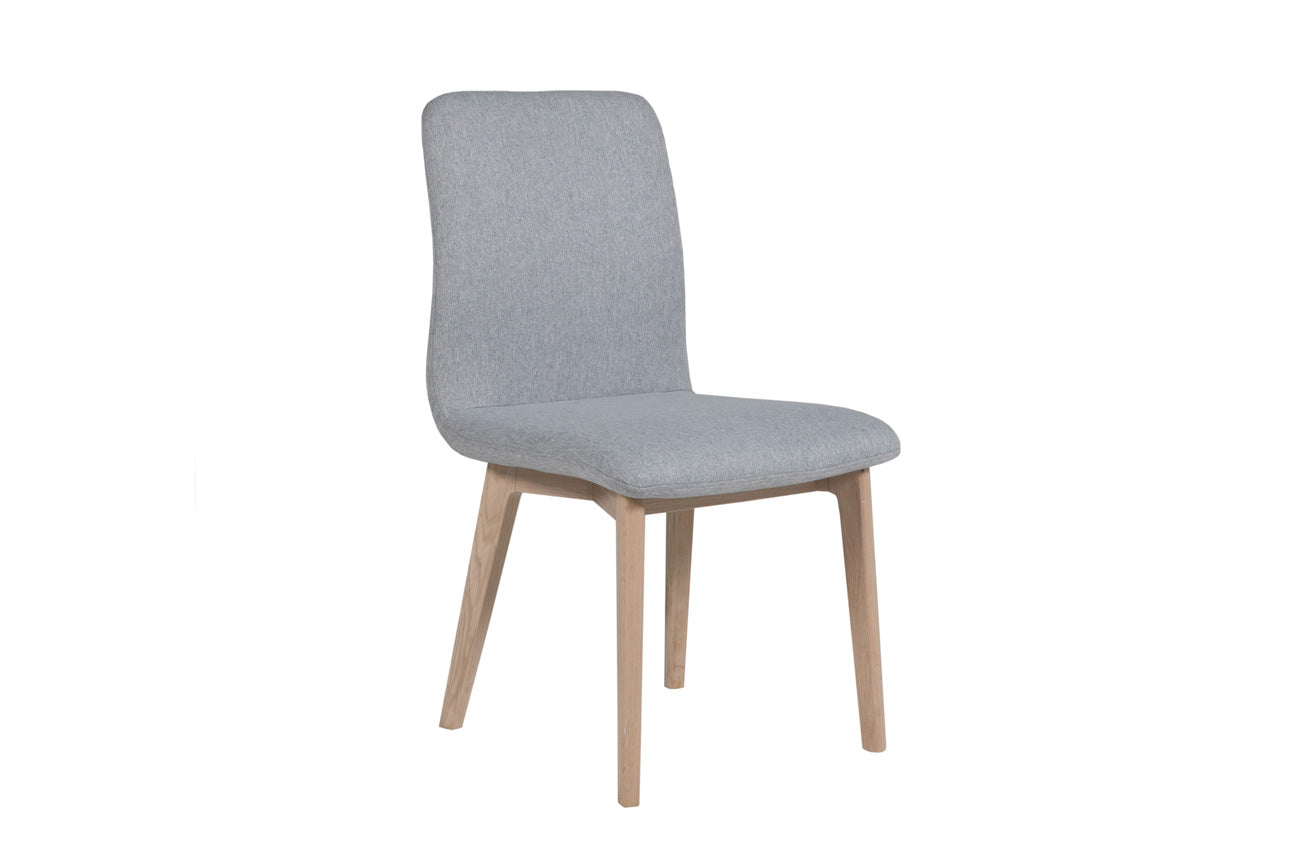 Elegant Marlow Dining Chair in Light Grey