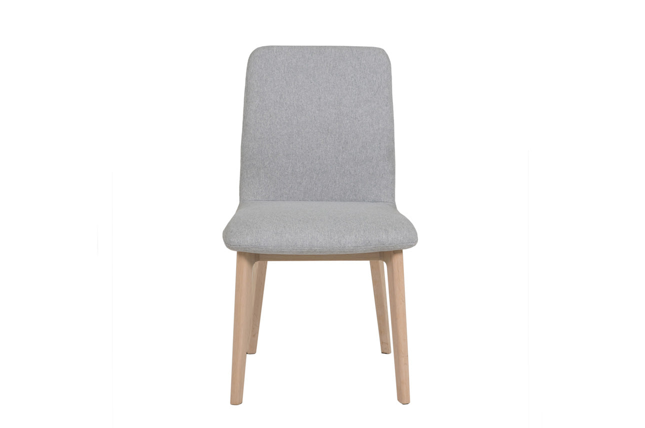 Elegant Marlow Dining Chair in Light Grey
