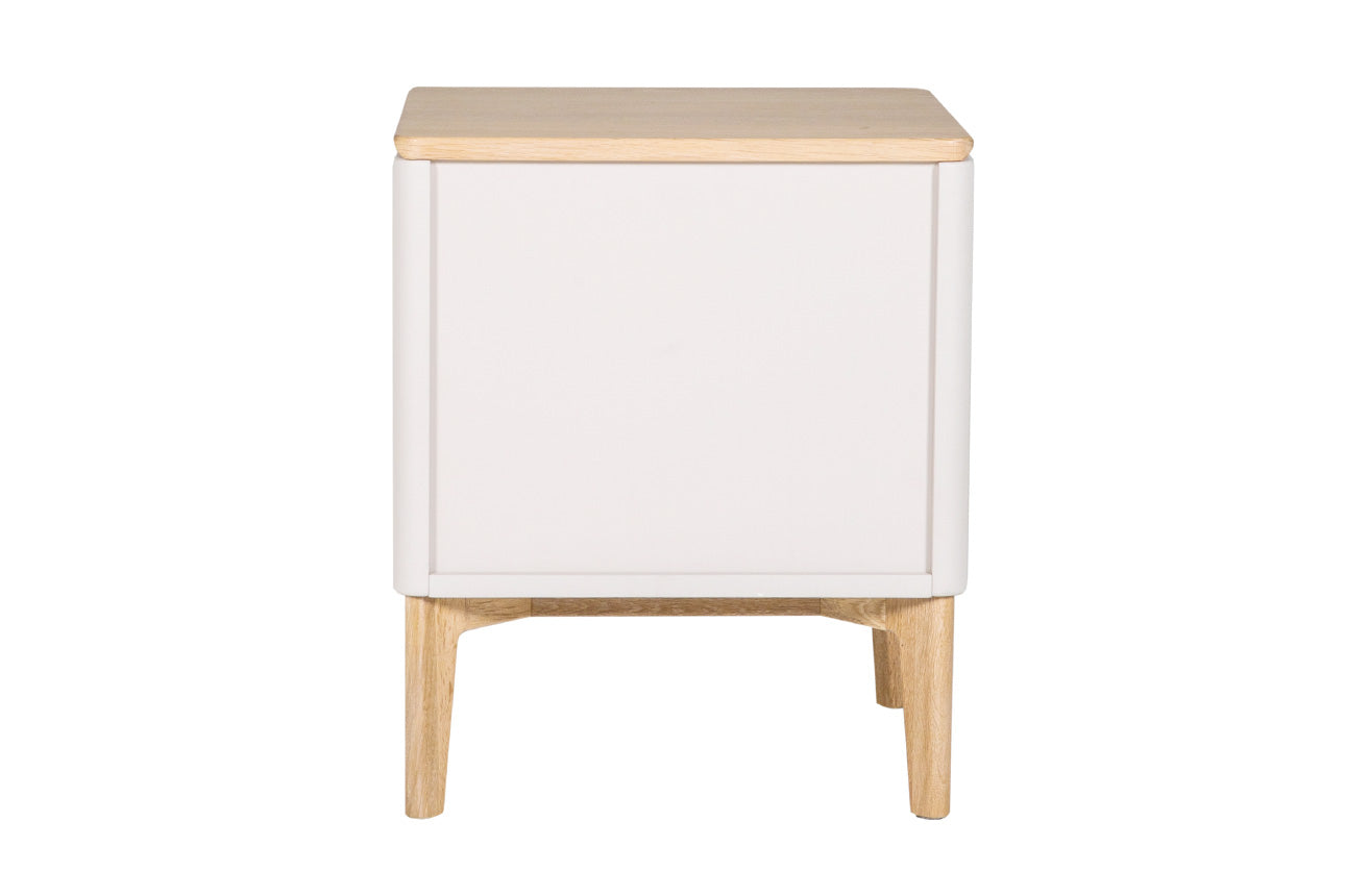 Elegant Marlow Bedside Table in Cashmere Oak Finish