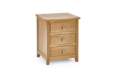 Mallory 3 Drawer Bedside Table – Stylish Storage Solution for Your Bedroom