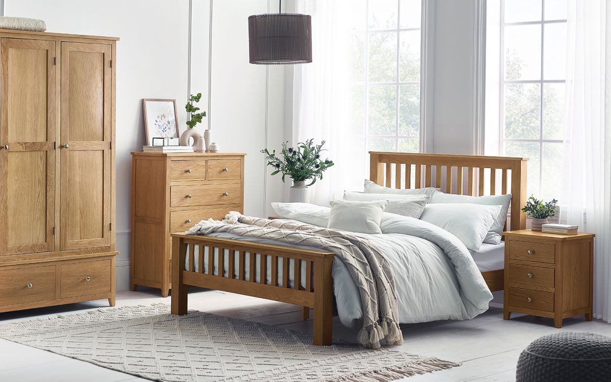 Mallory High Footend Bed 135cm - Stylish Comfort and Durability