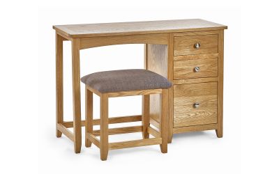 Mallory Single Dressing Table and Stool