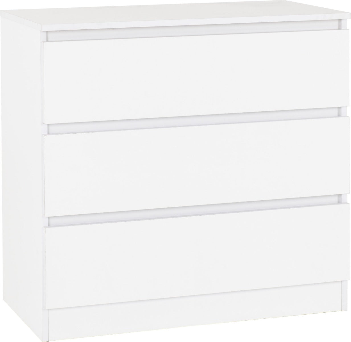 Malvern 3 Drawer Chest White
