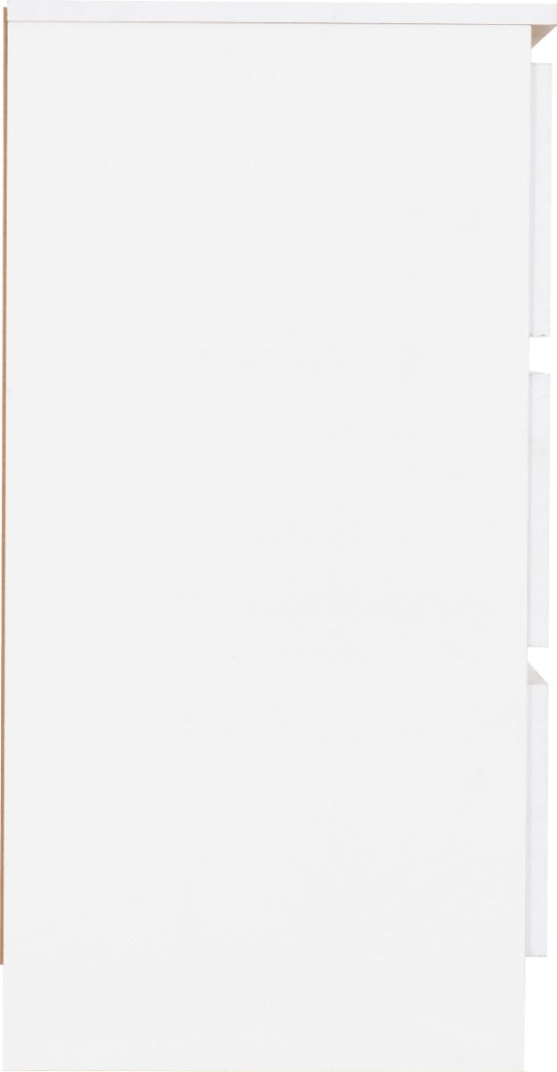 Malvern 3 Drawer Chest White