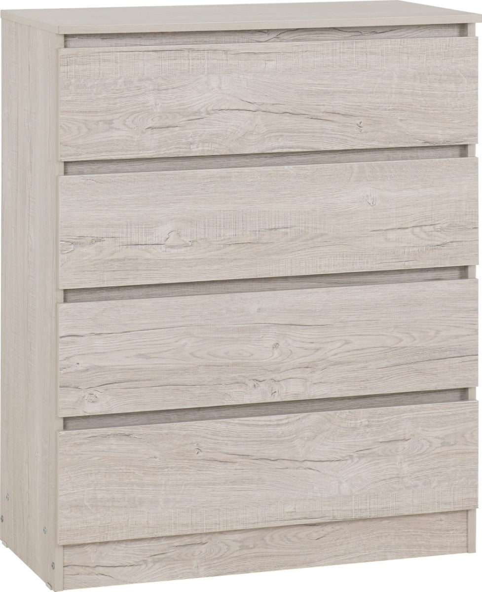 Malvern 3 Door Wardrobe Set Urban Snow