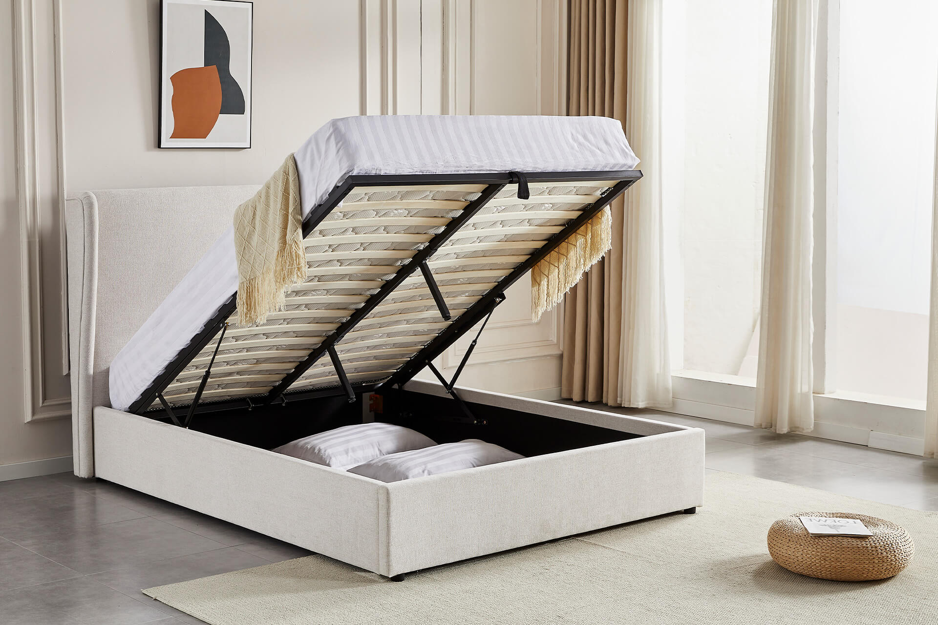 Margot 5' Ottoman Bed