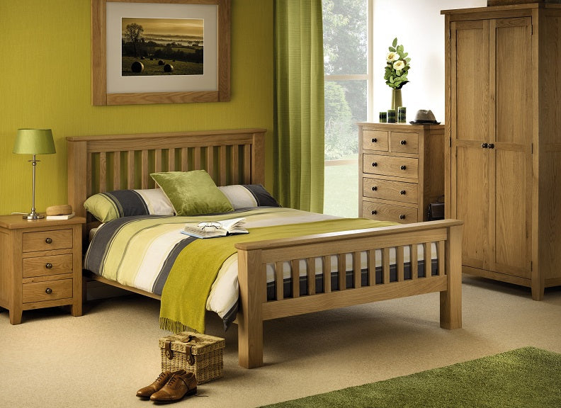 Marlborough White Oak Two Door Wardrobe