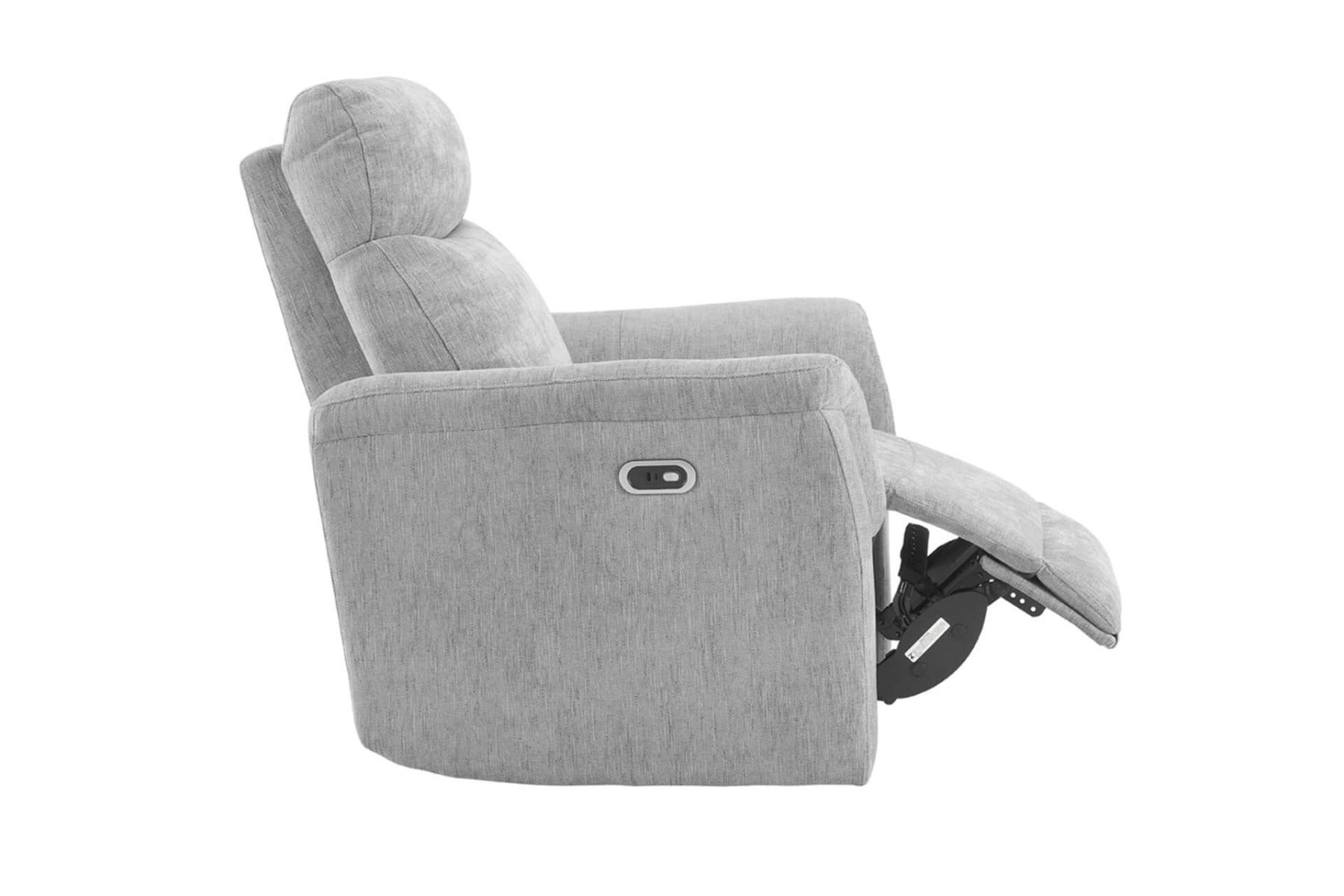 Maude 1 Seater Electric Recliner in Mocha or Grey – Ultimate Comfort with USB Charging Ports – Free Nationwide Delivery