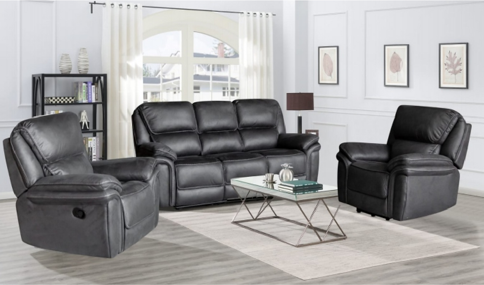 Greta Manual Recliner Suite – supplier image 2