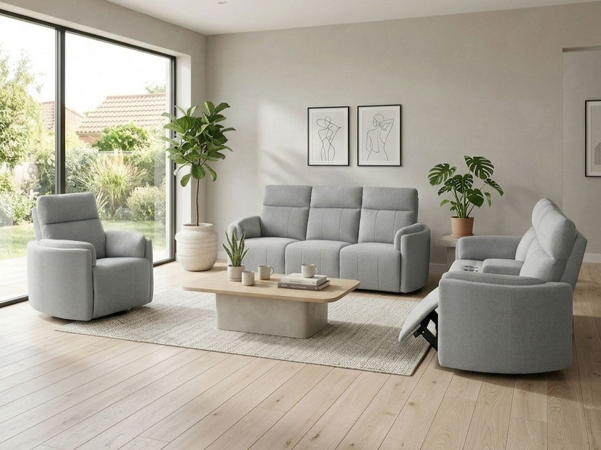 Juno Manual Recliner Suite – supplier image 1