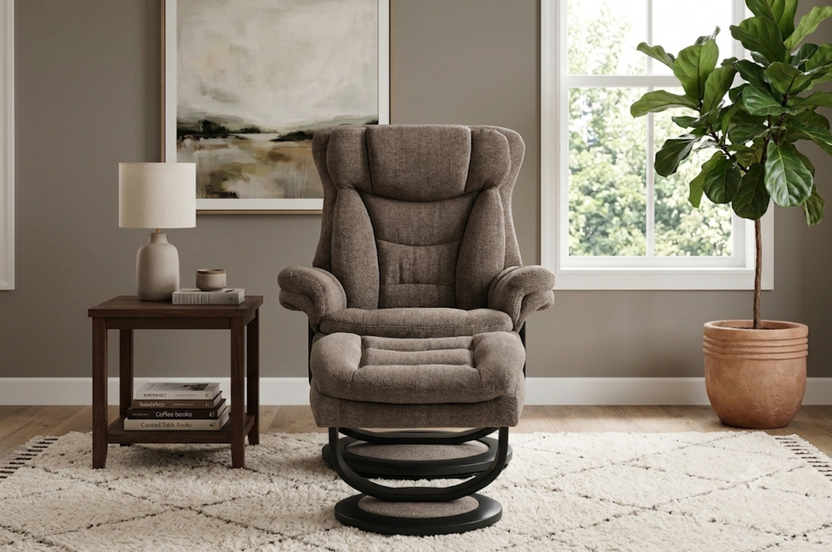 Rio Swivel Chair & Footstool – supplier image 2