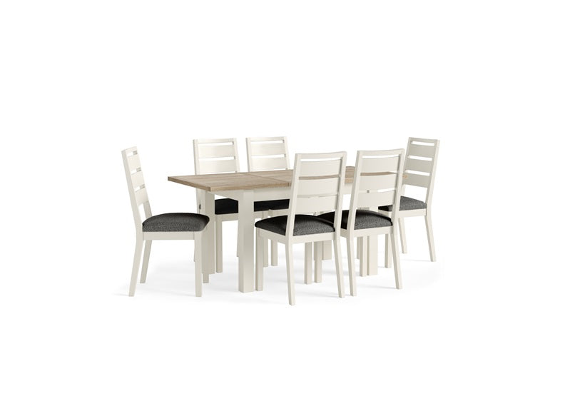 MODERN COUNTRY COCONUT EXTENDING DINING TABLE__ FREE NATIONWIDE DELIVERY BY HOMELINE FURNITURE