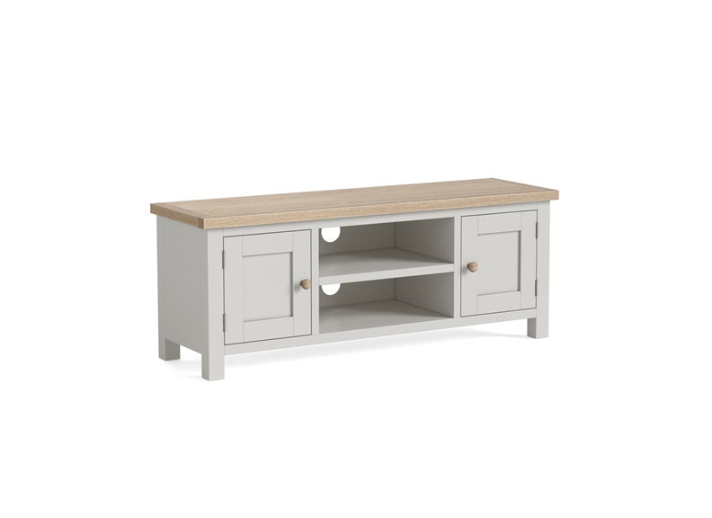 MC GREY 1.25 M TV Stand - wooden handles