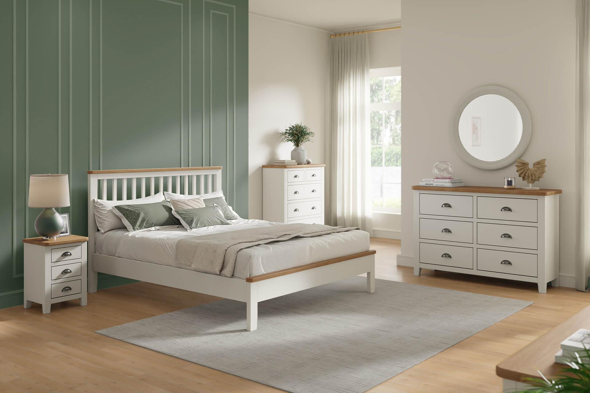 Mellor 3 Drawer Bedside Table