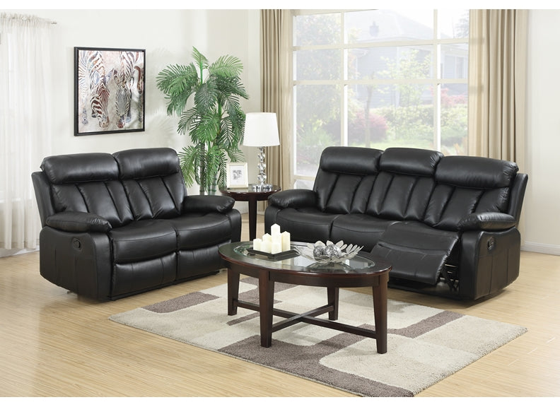 Merrion Feel Fabric Two Seat Reclining Sofas