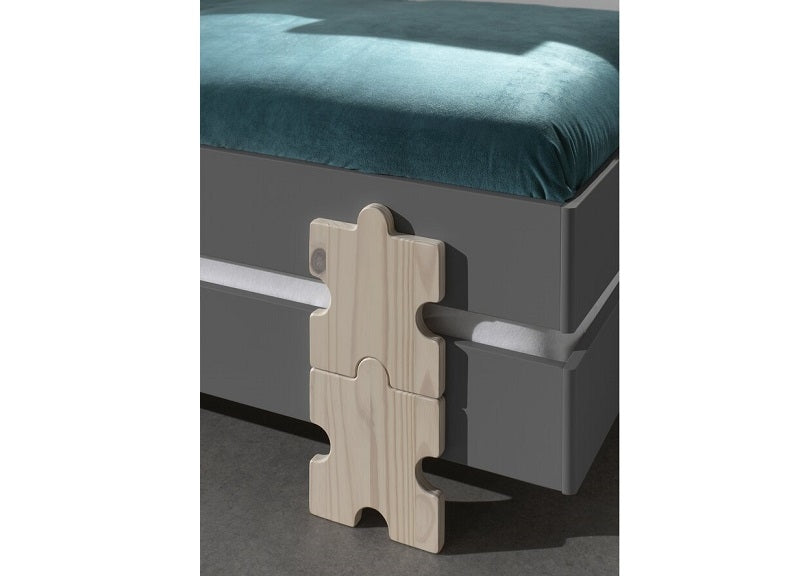 Modulo Grey Puzzle Bed Leg