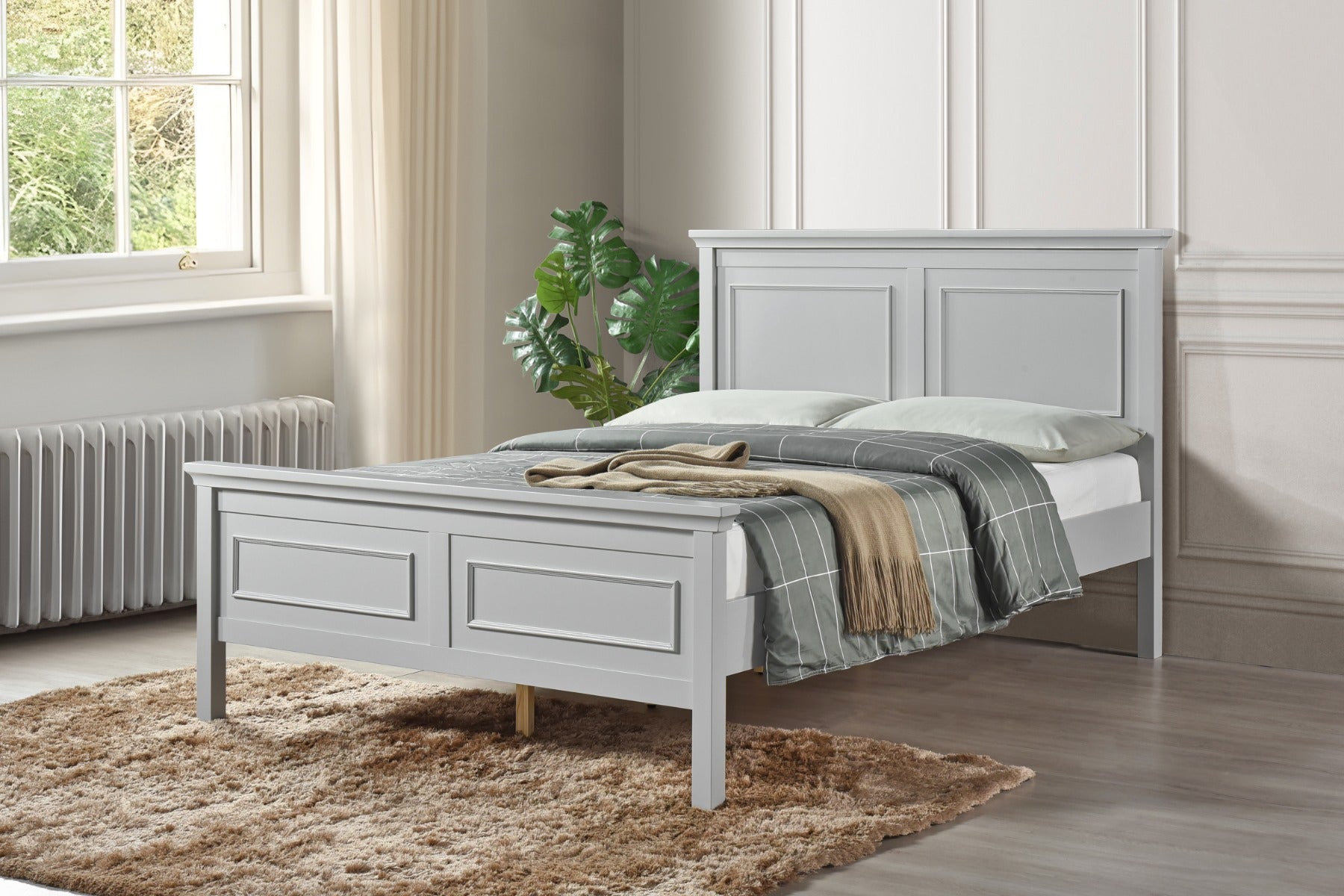 Molly 4 ft6 Bed in Grey - (PRE-ORDER FOR SEPTEMBER)