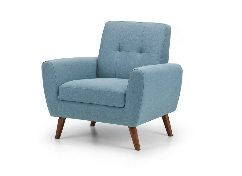 Monza Blue Retro Armchair