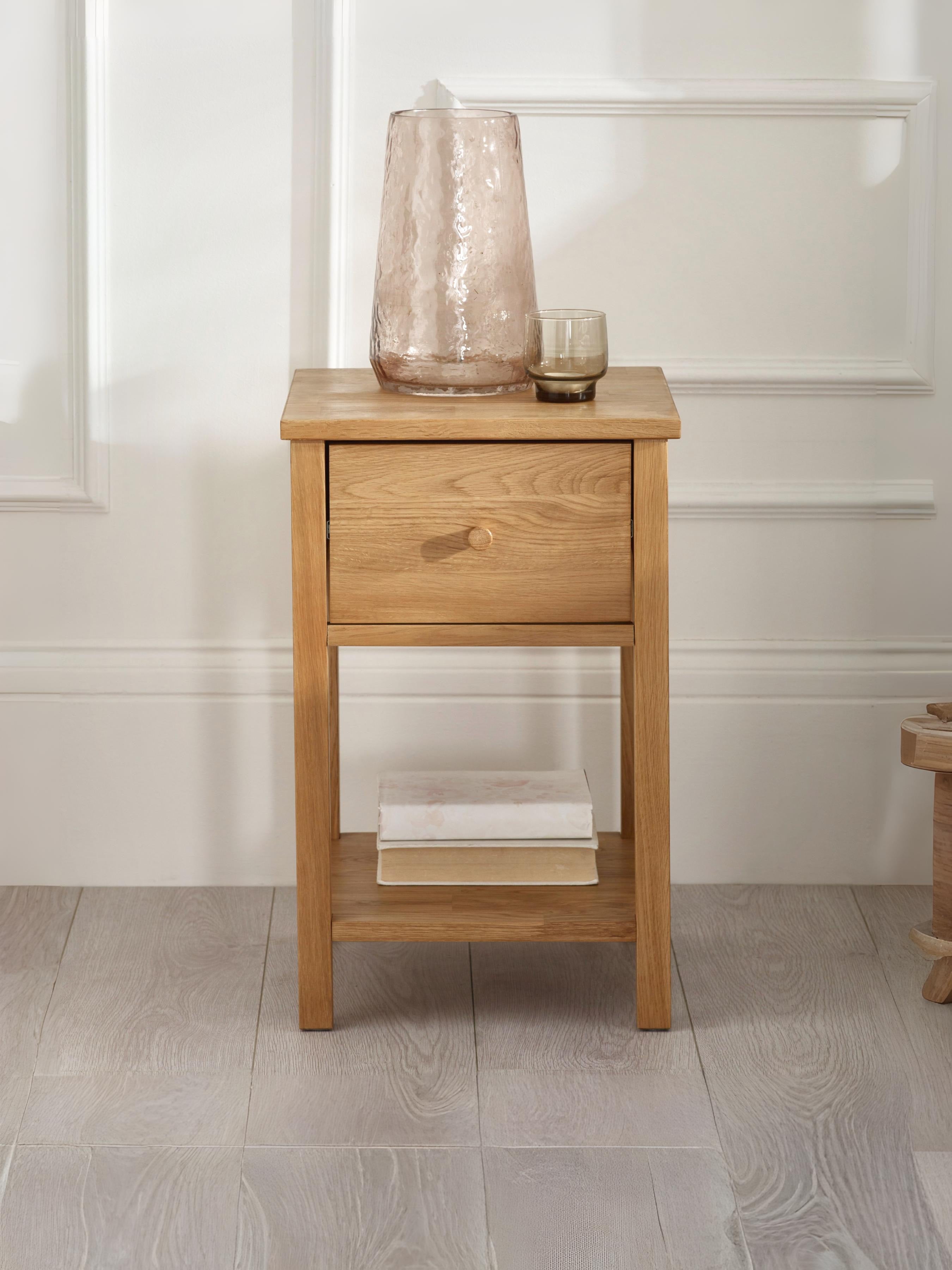 Coxmoor 1 Drawer - Oak