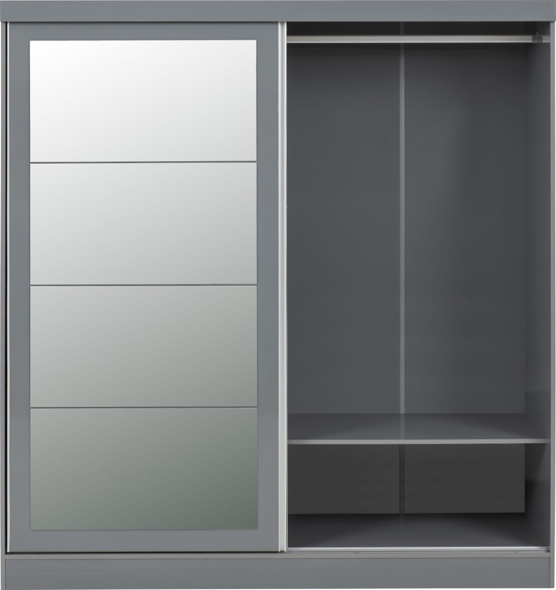 Nevada Grey Two Door Sliding Wardrobe