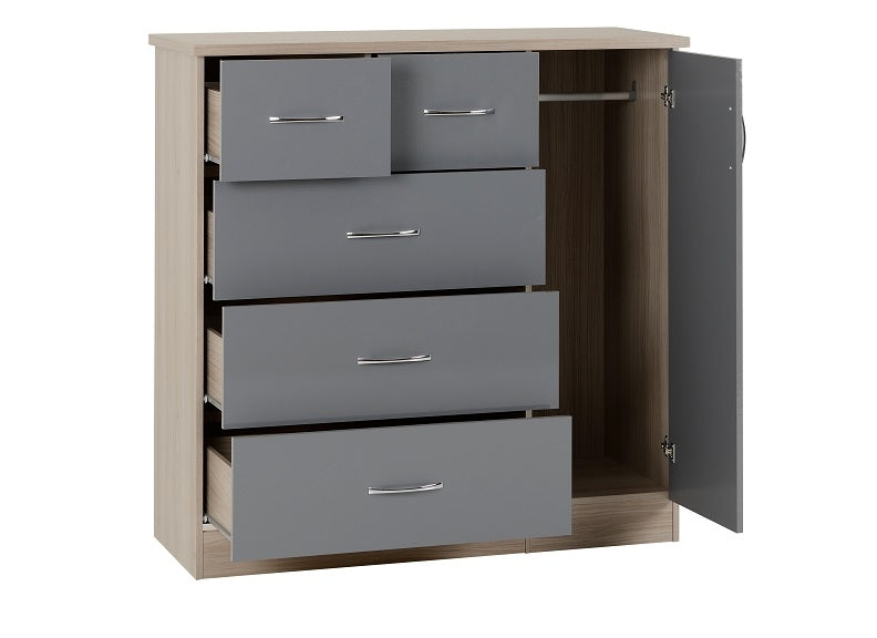 Nevada Grey Low Wardrobe - interior