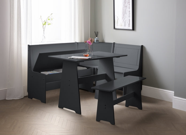 Newport Anthracite Corner Dining Set Room