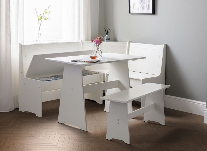 Newport Surf White Corner Dining Room 2